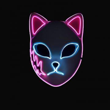 Amazon Demon Slayer Mask Led Halloween Fox Light Up