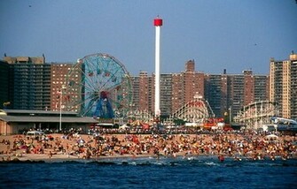 Brooklyn Coney Island Astroland Amusement Park New York City Ny