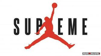 Wallpaper Supreme X Jordan HD iPhone