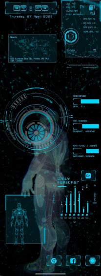 Theme Jarvis Remix R Kustom