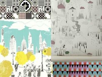Interior Geek Trend Graphic Pastel Wallpaper