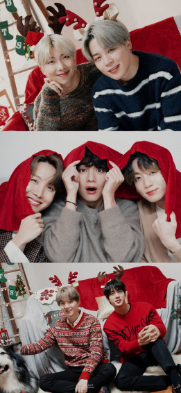 Naver X Dispatch Bts Christmas Wallpaper Lockscreen Edit