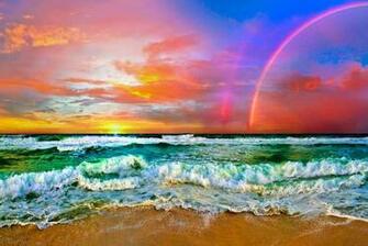 Stunning Rainbow Beach Artwork On Fine Art Prints