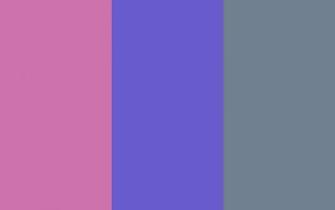 Sky Magenta Slate Blue And Gray Solid Three Color Background