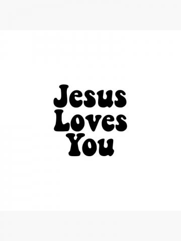 Jesus Loves You Tote Bag By Jbehrens