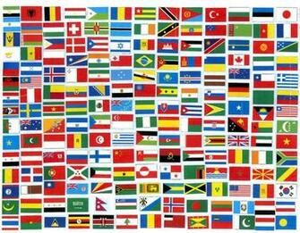 World Flags Labeled HD Wallpaper In Travel N Imageci
