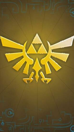Zelda Logo HD Wallpaper iPhone Plus Wallpapermobile Net