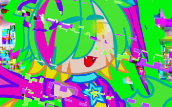 A Glitch Core Pfp Thingy I Made Tw Bright Colours Credit If Use