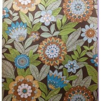 1980s Anthropologie Style Vintage Original Floral Wallpaper Last Two