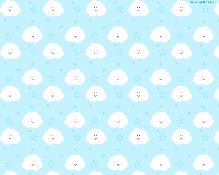 Blue Cute Wallpaper