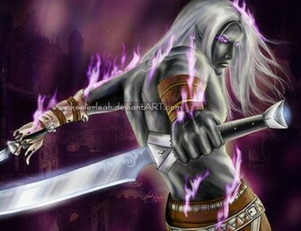 Drizzt Welcomes The Hunter By Keelerleah