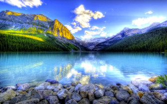 Mountain Lake HD Wallpaper