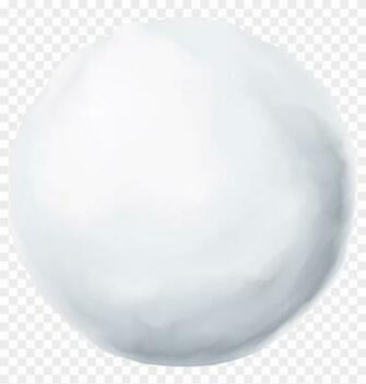 Snowball Clipart Transparent Background