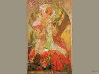 Alphonse Mucha Wallpaper