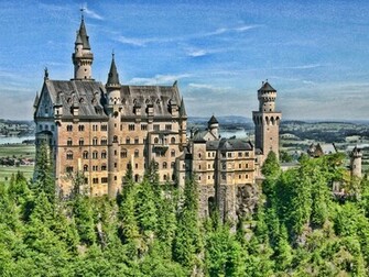 Neuschwanstein Castle Desktop Wallpaper For HD Widescreen And