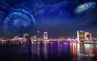 Florida Jacksonville Wallpaper Stock Photos