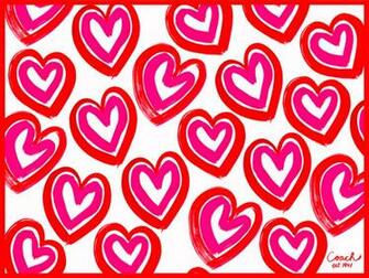 Coach Hearts iPhone Wallpaper