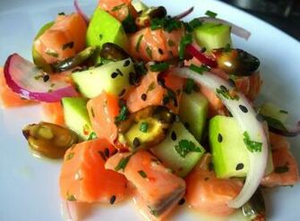 Salmon Ceviche Wallpaper High Quality