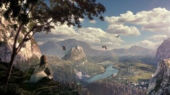 Realistic Rivers Wallpaper Mountains