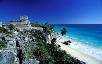 Tulum Mayan Archaeological Wallpaper HD