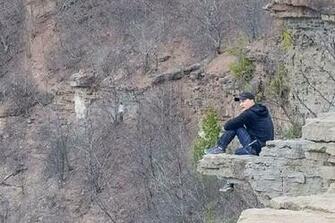 Is This A Faceless Ghost Lurking In The Background Of Hiker S