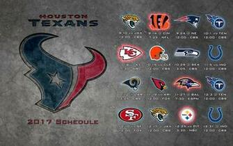 Schedule Wallpaper Texans