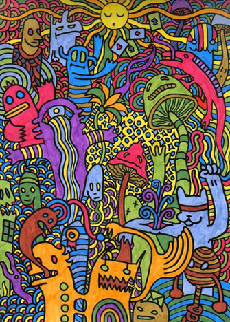 Trippy Wallpaper Art Dawallpaperz