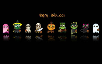 Adorable Halloween Characters Bringing Spooky Fun