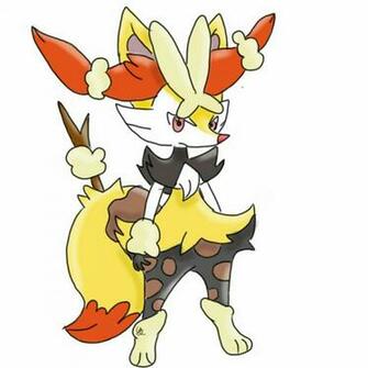 Braixen And Mega Loppuny Fusion By Grenplayspokemon On