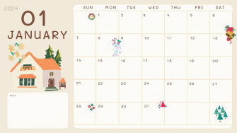 And Customizable January Templates