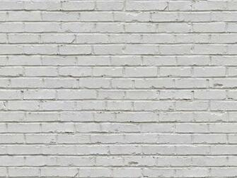 Dirty White Brick Texture Wallpaper