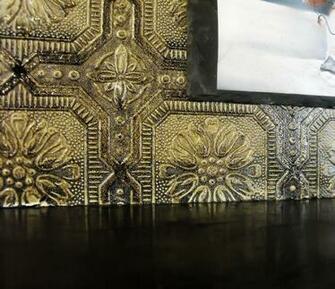 Paint Able Wallpaper For A Back Splash That Looks Like The Real Thing