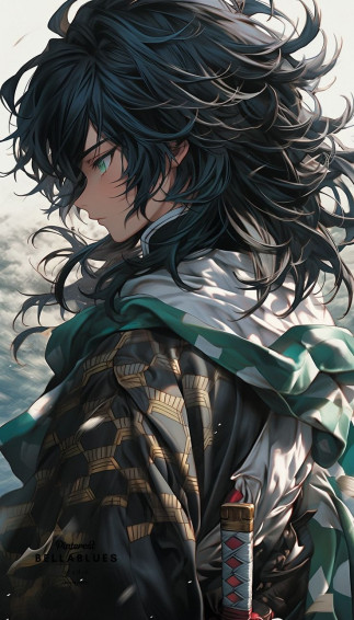 Giyuu Tomioka Guardian Of The Demon Slayer Corps Unyielding In