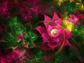 3d Flowers Wallpaper