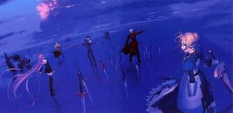 Rider Fatestay Night Swords Archer Lancer Fat Wallpaper