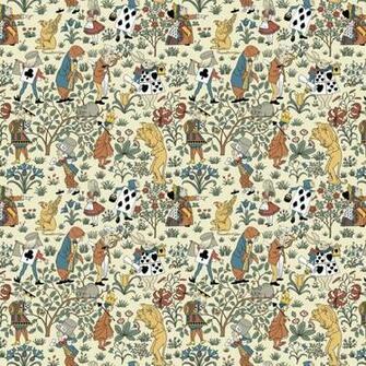 Charles Voysey Alice In Wonderland Wallpaper Picture