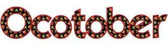Webwords October Classroom Clipart