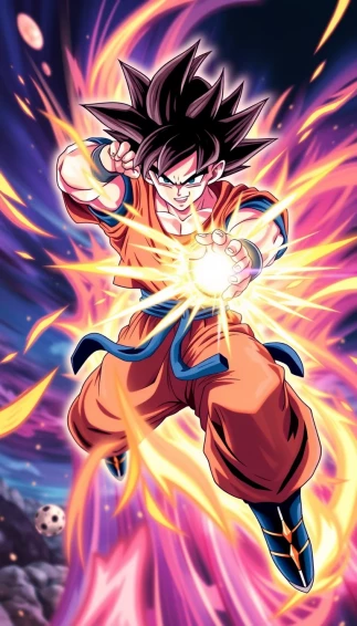 Goku Kaioken Mobile Wallpaper