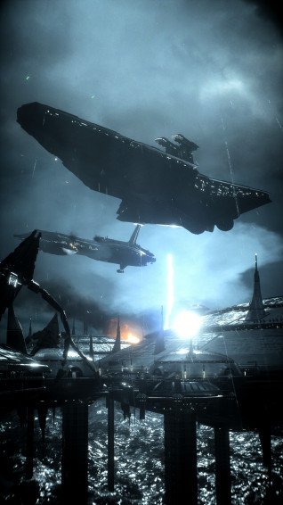 Scenery Of Kamino Cloning Facility Starwars Star Wars