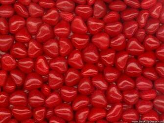 Wallpaper Other Mix Background Red Heart Candies