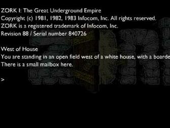 Wallpaper Of Zork Trilogy From Play Vg Textadventure