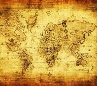 Retro Map Treasure Sail Discovery History Sailing Wallpaper