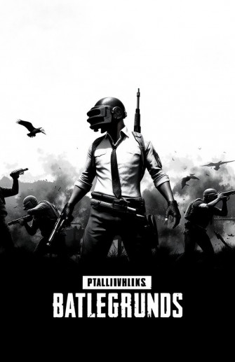 Black And White Pubg Wallpaper