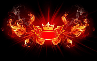 Blue And Red Fire Background Wallpaper