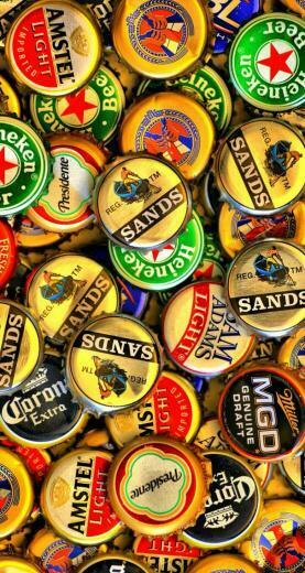 Wallpaper iPhone Tampas De Cerveja P Ster Papeis