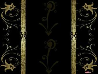 Elegant Gold And Black Wallpaper