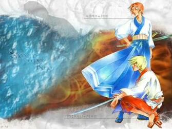 Samurai Deeper Kyo Wallpaper Ice Fire Minitokyo