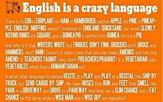English Is A Crazy Language Hq Wallpaper