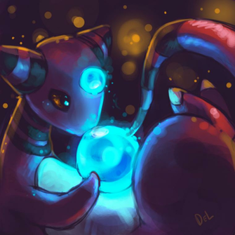 Speedpaint Ampharos By Delano Laramie