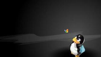 Linux Penguins Funny Butterfly Computer Ultra Or Dual High Definition